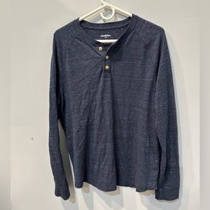 Goodfellow Henley Long Sleeve